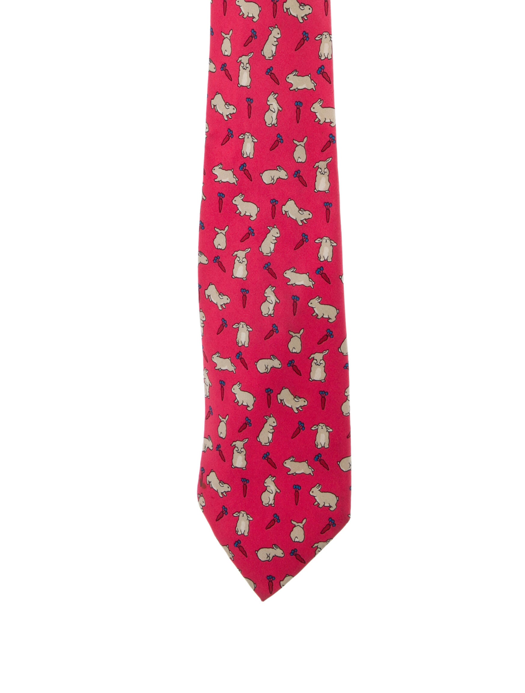 Hermès Silk Printed Tie