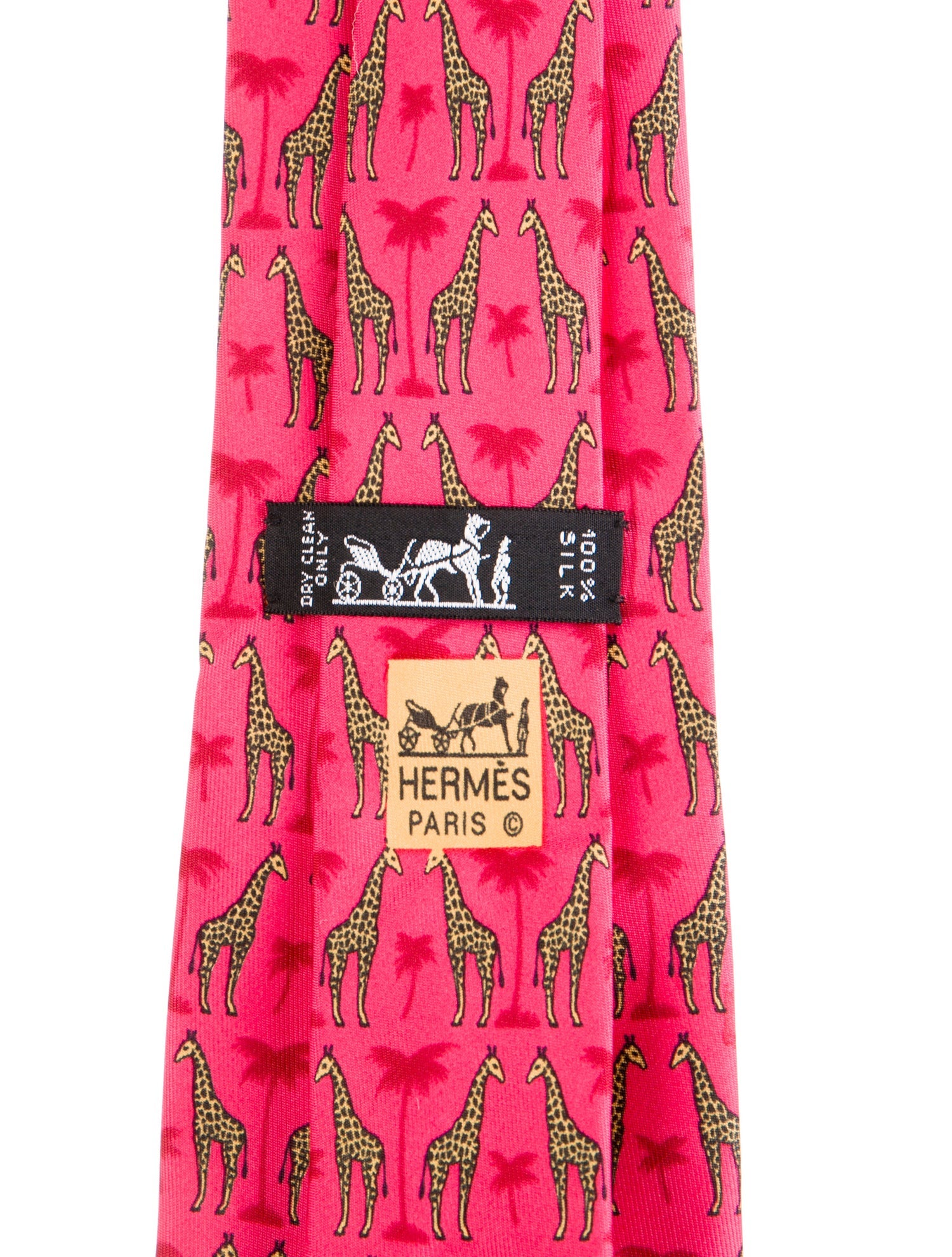 Hermès Silk Printed Tie