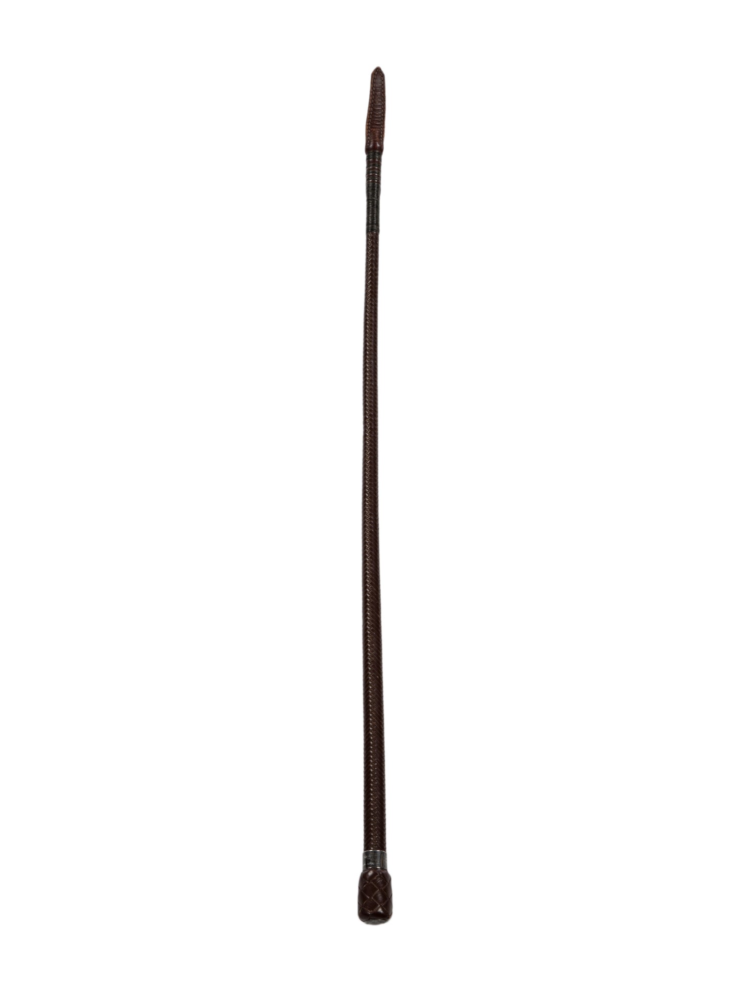 Hermès Vintage Sterling-Accented Riding Crop