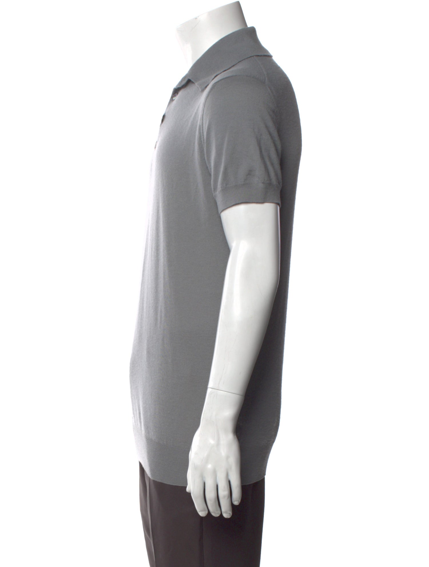 Hermès Cashmere Mock Neck Polo Sweater