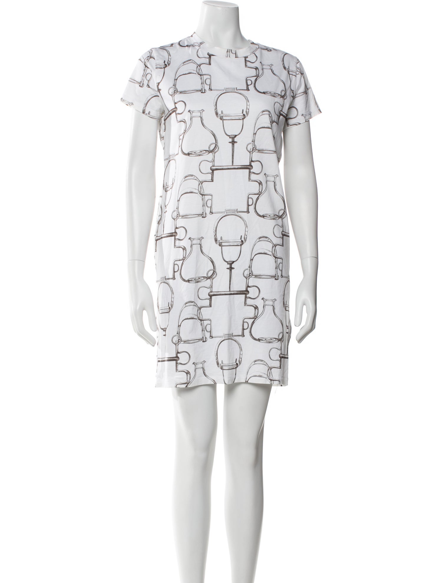 Hermès Printed Mini Dress