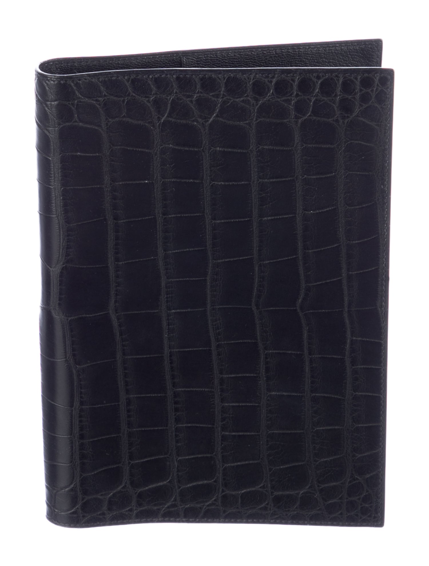 Hermès Matte Alligator Globe Trotter Agenda Cover