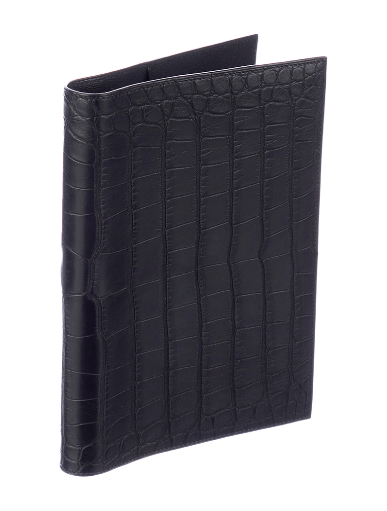 Hermès Matte Alligator Globe Trotter Agenda Cover