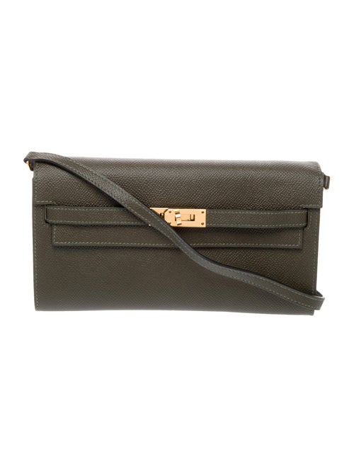 Hermès Epsom Kelly To Go Wallet w/ Strap