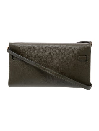 Hermès Epsom Kelly To Go Wallet w/ Strap