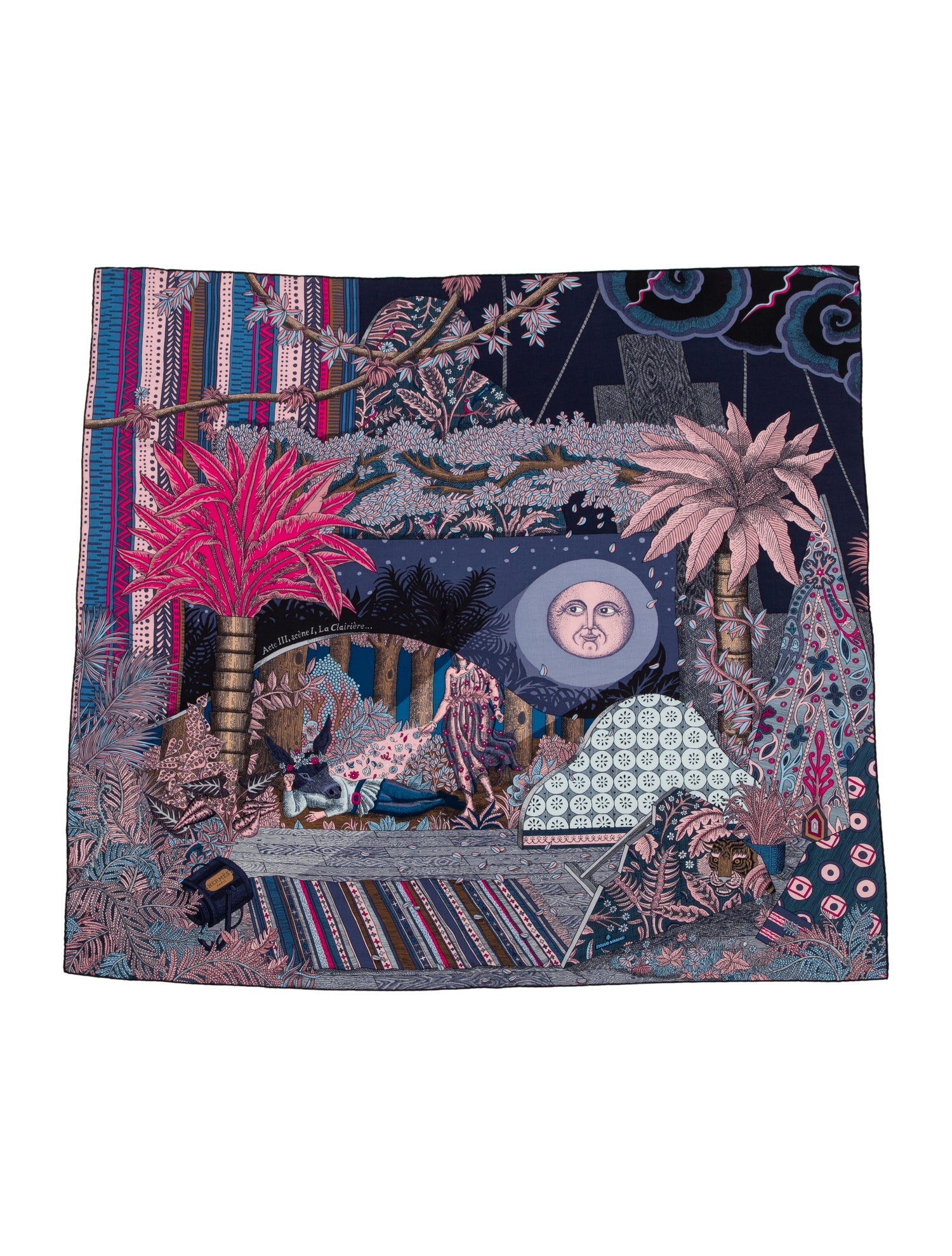 Hermès Acte III Scene I La Clairiere Silk Shawl