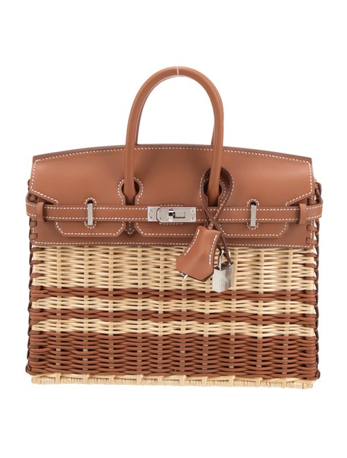Hermès 2024 Osier Wicker & Swift Picnic Birkin 25