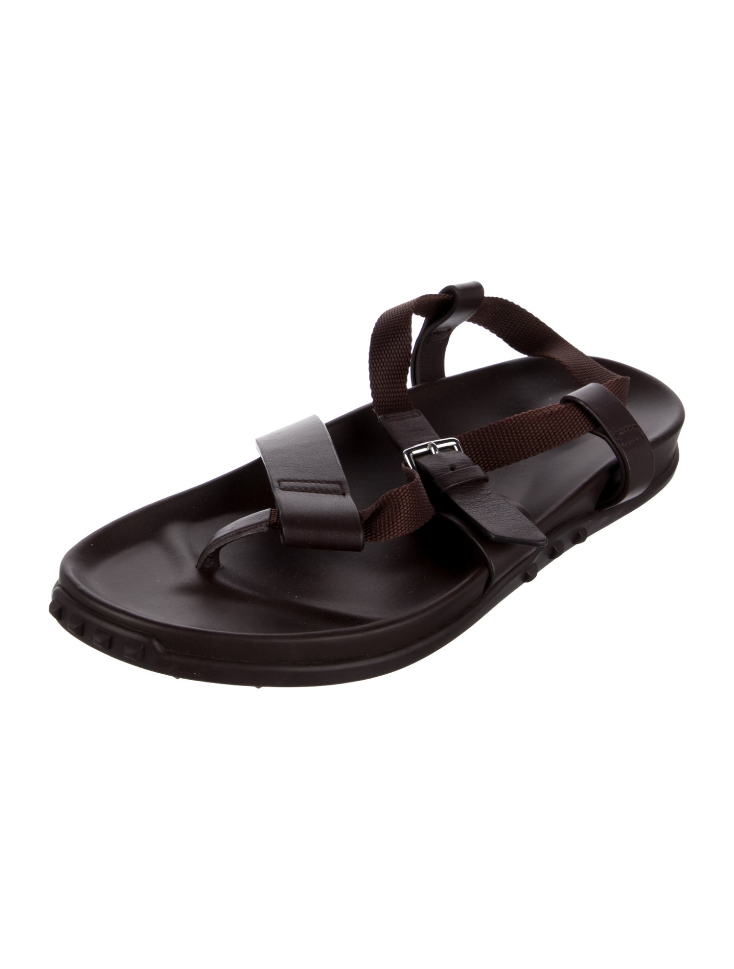 Hermès Inboard Leather Slingback Sandals