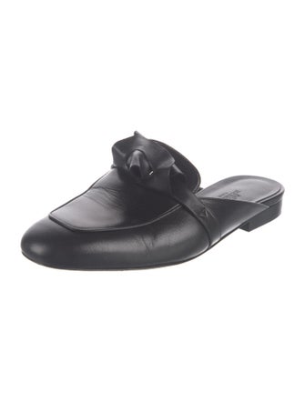 Hermès Oz Leather Mules