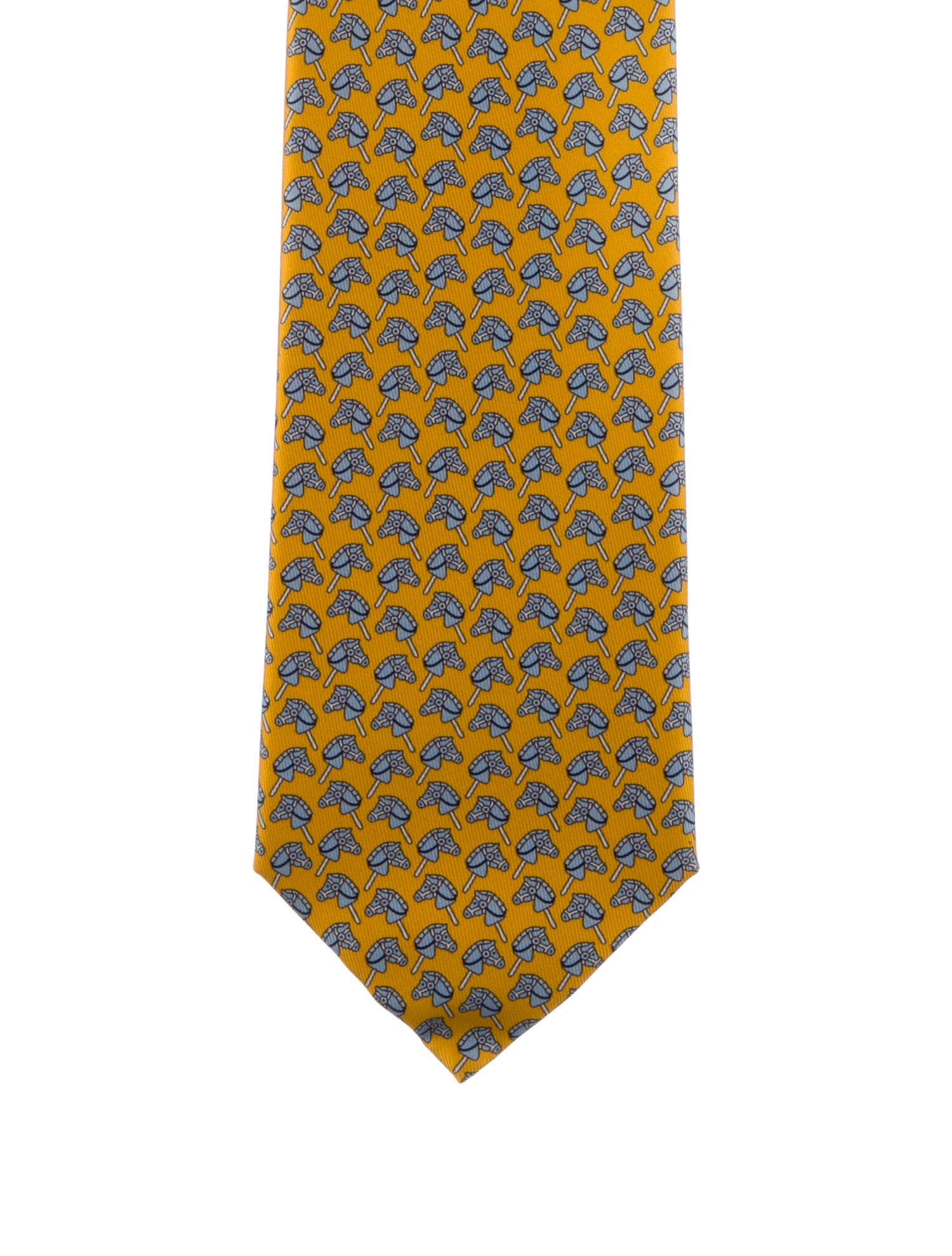 Hermès Hermès Men's Silk Patterned Tie