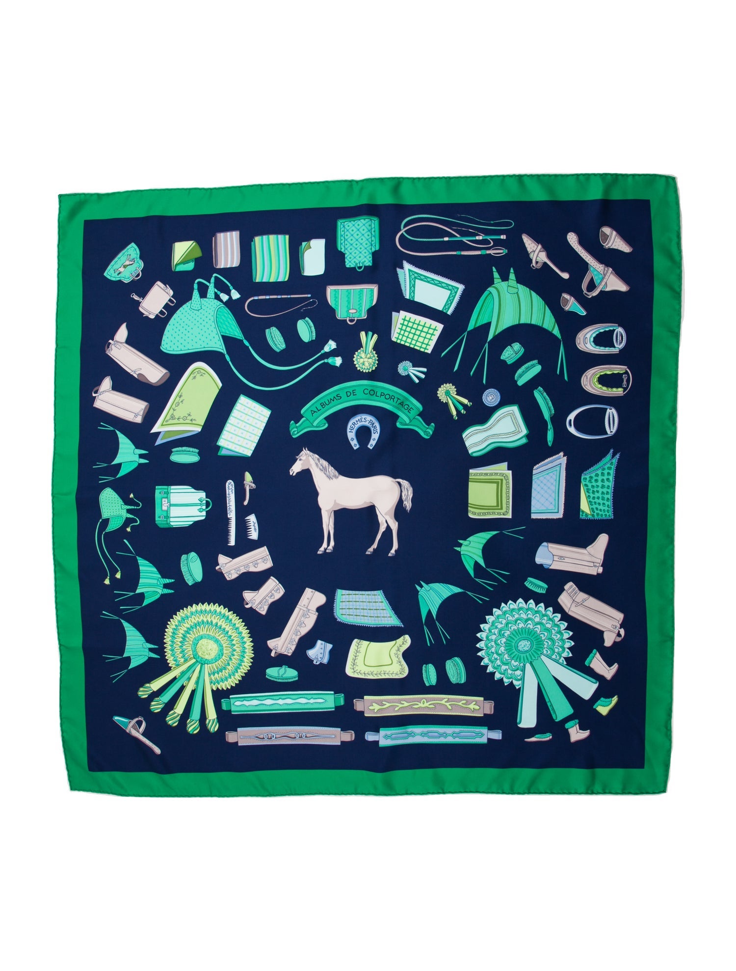 Hermès Albums De Colportage Silk Scarf