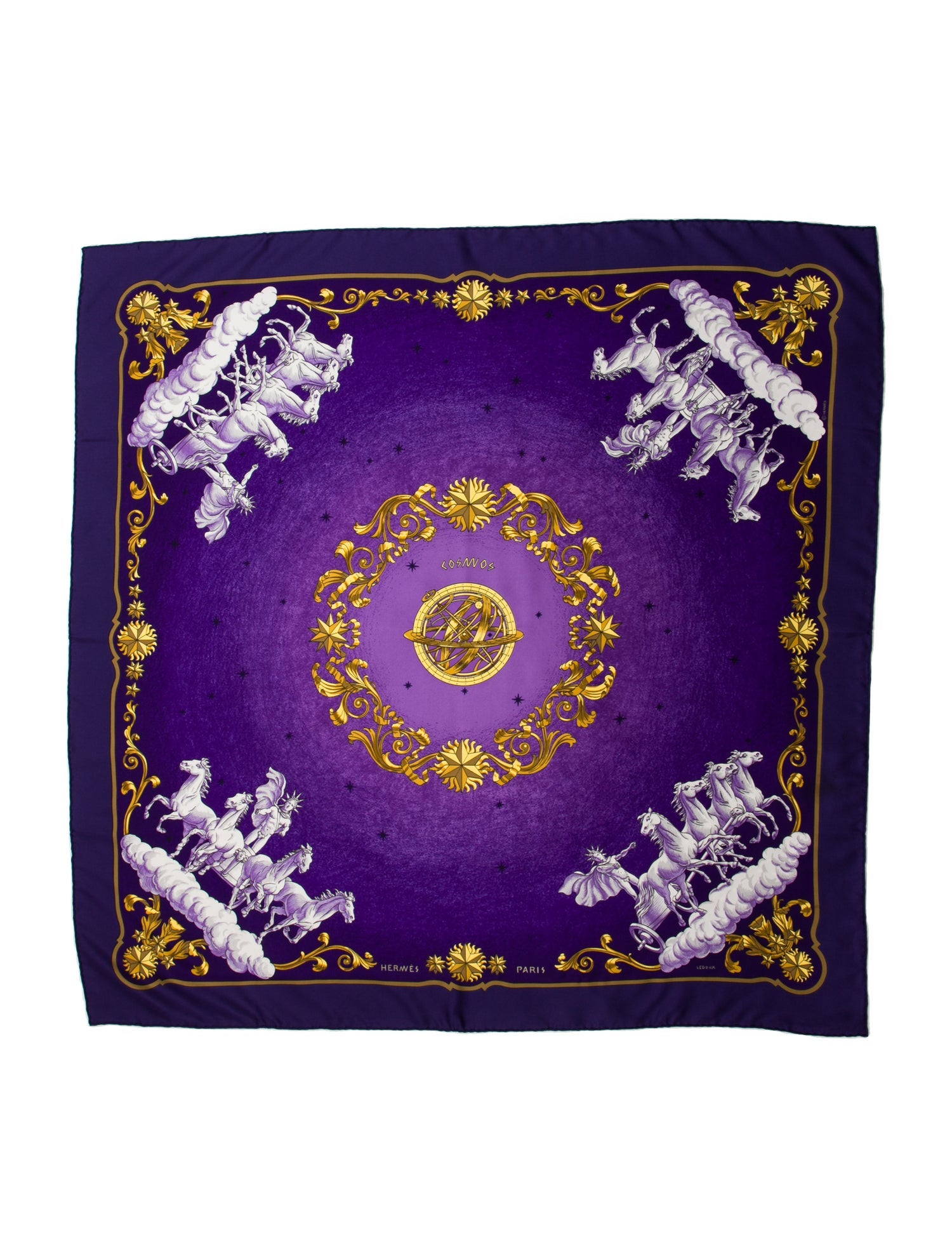 Hermès Cosmos Silk Scarf