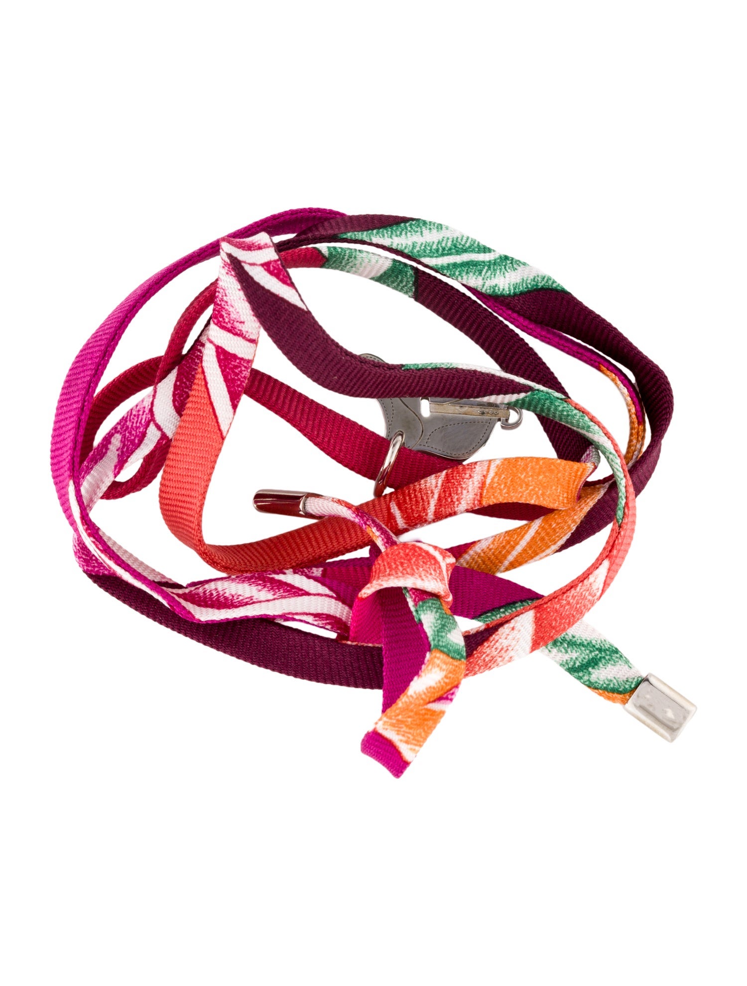 Hermès Tourbillon de Couleurs Horse Saddle Wrap Bracelet