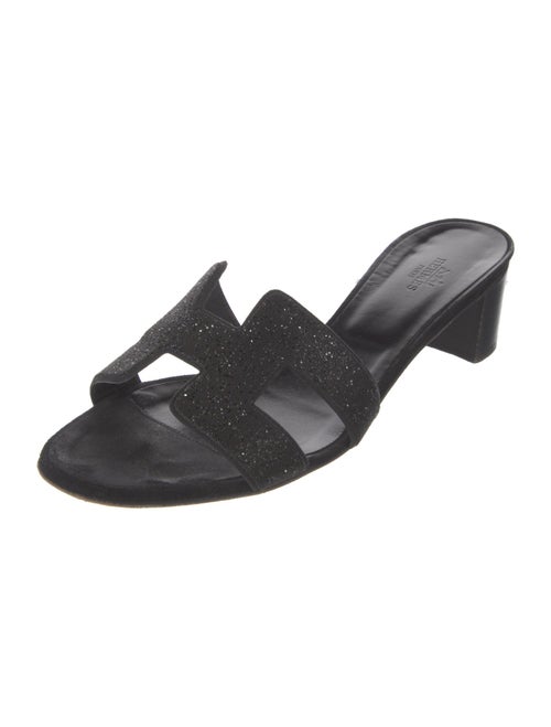 Hermès Oasis Suede Slides