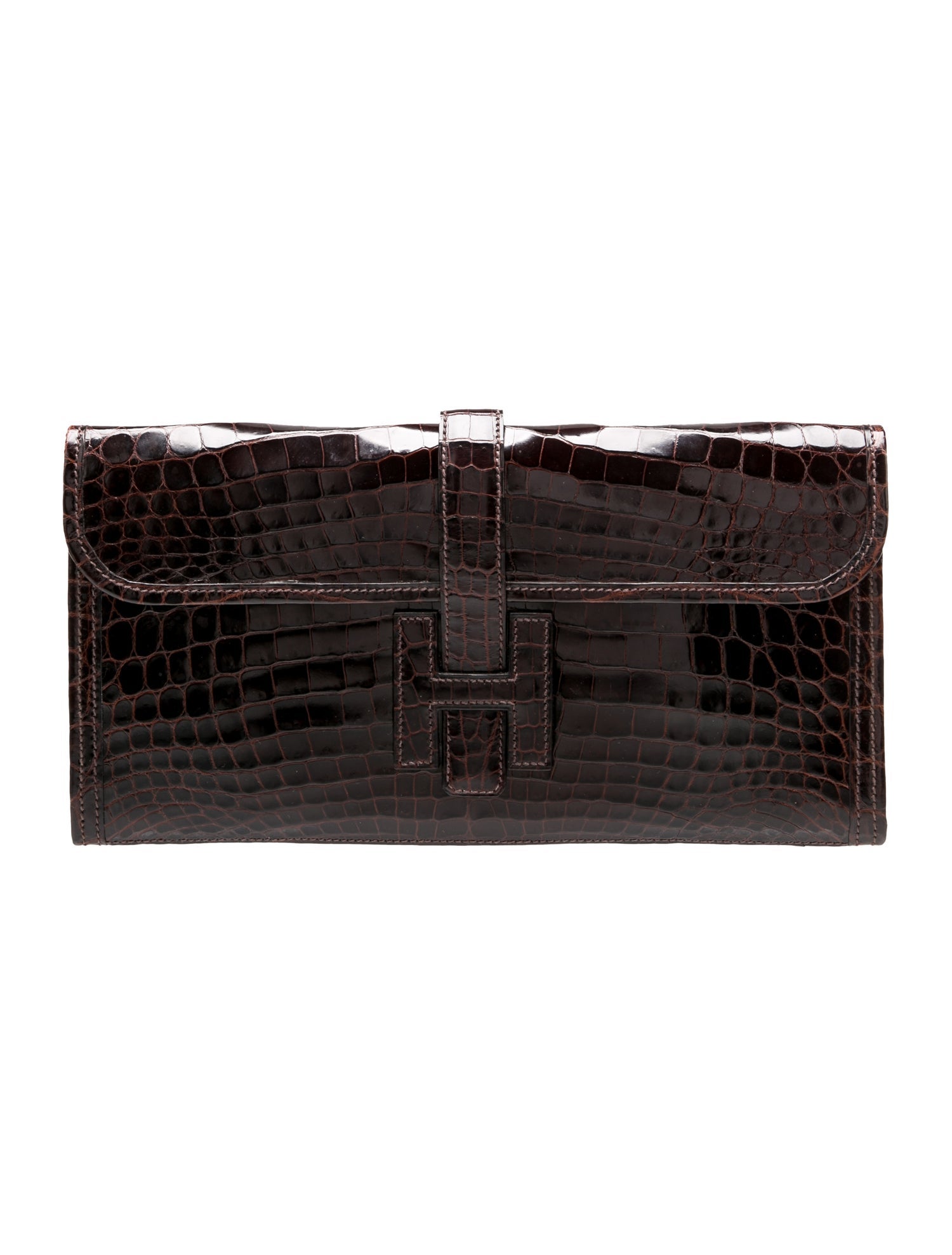 Hermès Shiny Niloticus Crocodile Jige Elan 29