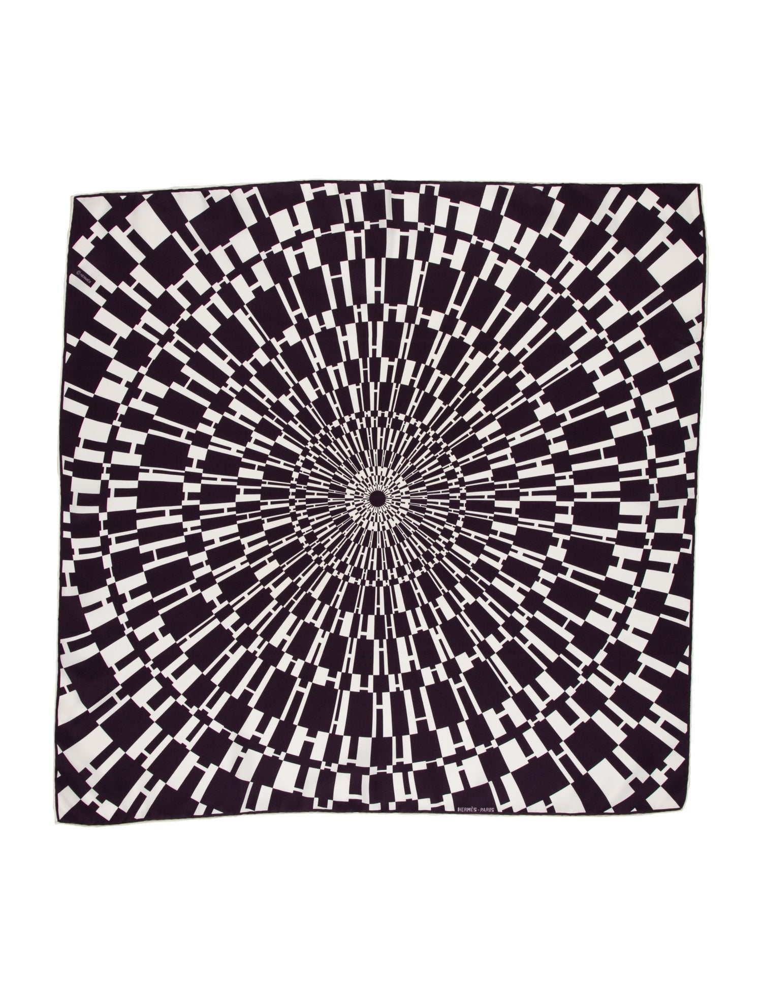 Hermès Op'H Silk Scarf