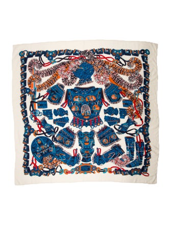 Hermès Sous L'Egide de Mars Cashmere Shawl