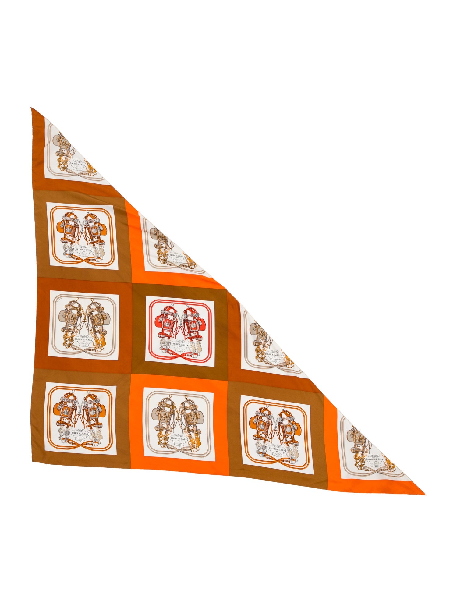 Hermès Mini Brides de Gala Giant Silk Triangle Scarf