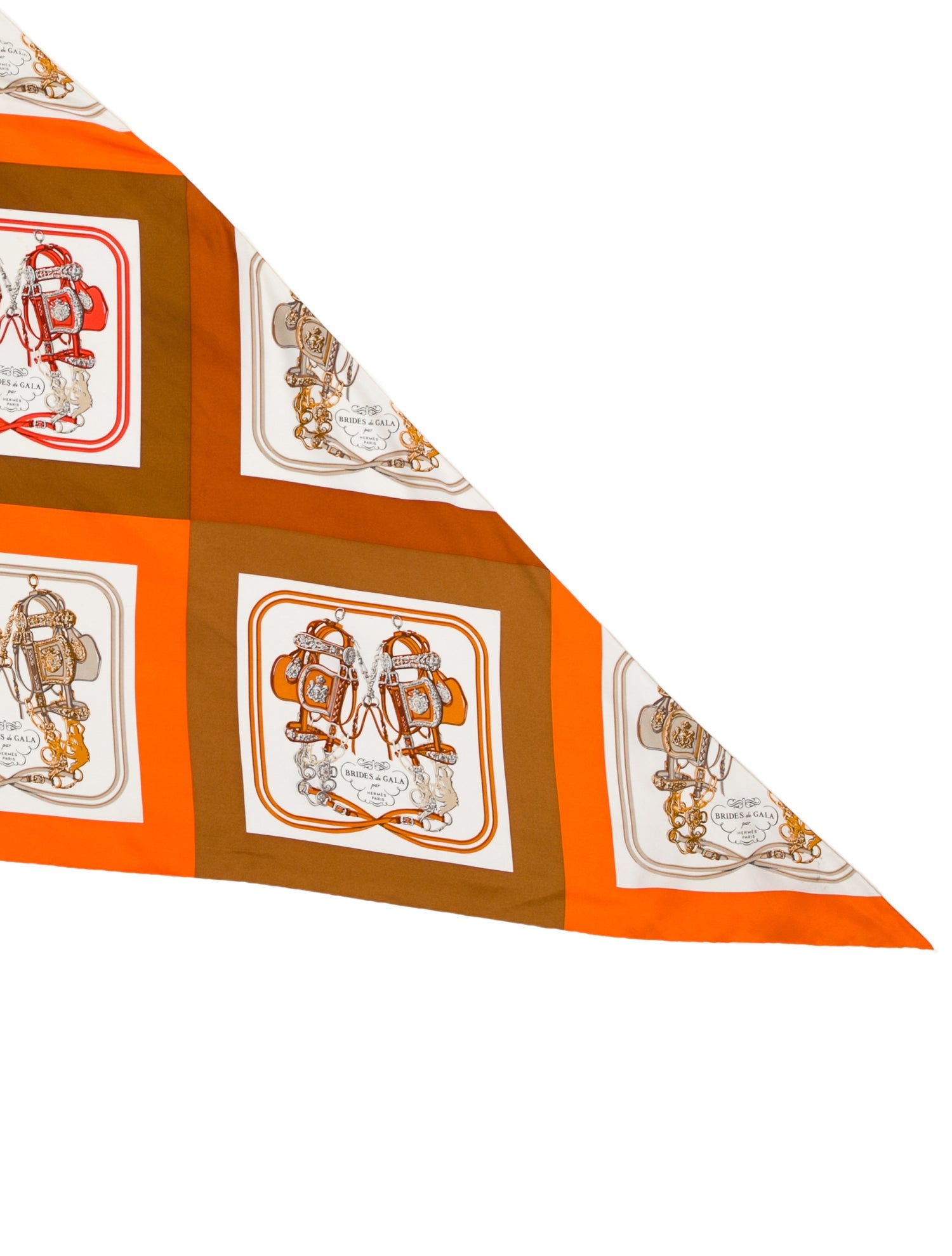 Hermès Mini Brides de Gala Giant Silk Triangle Scarf