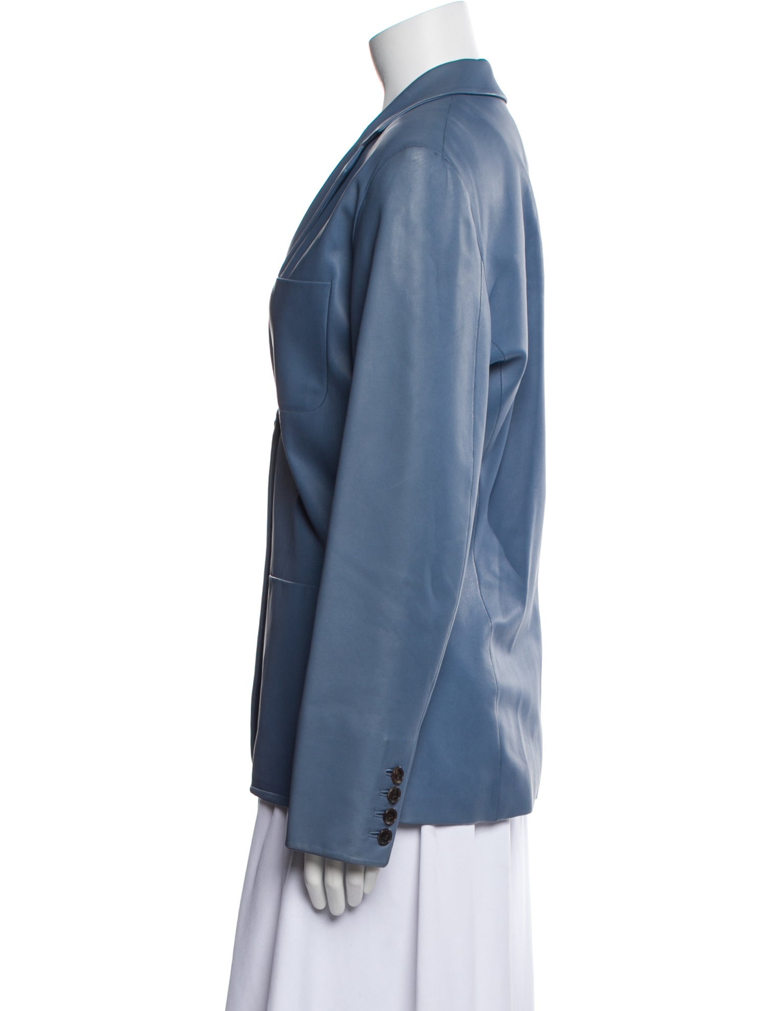 Hermès Leather Blazer