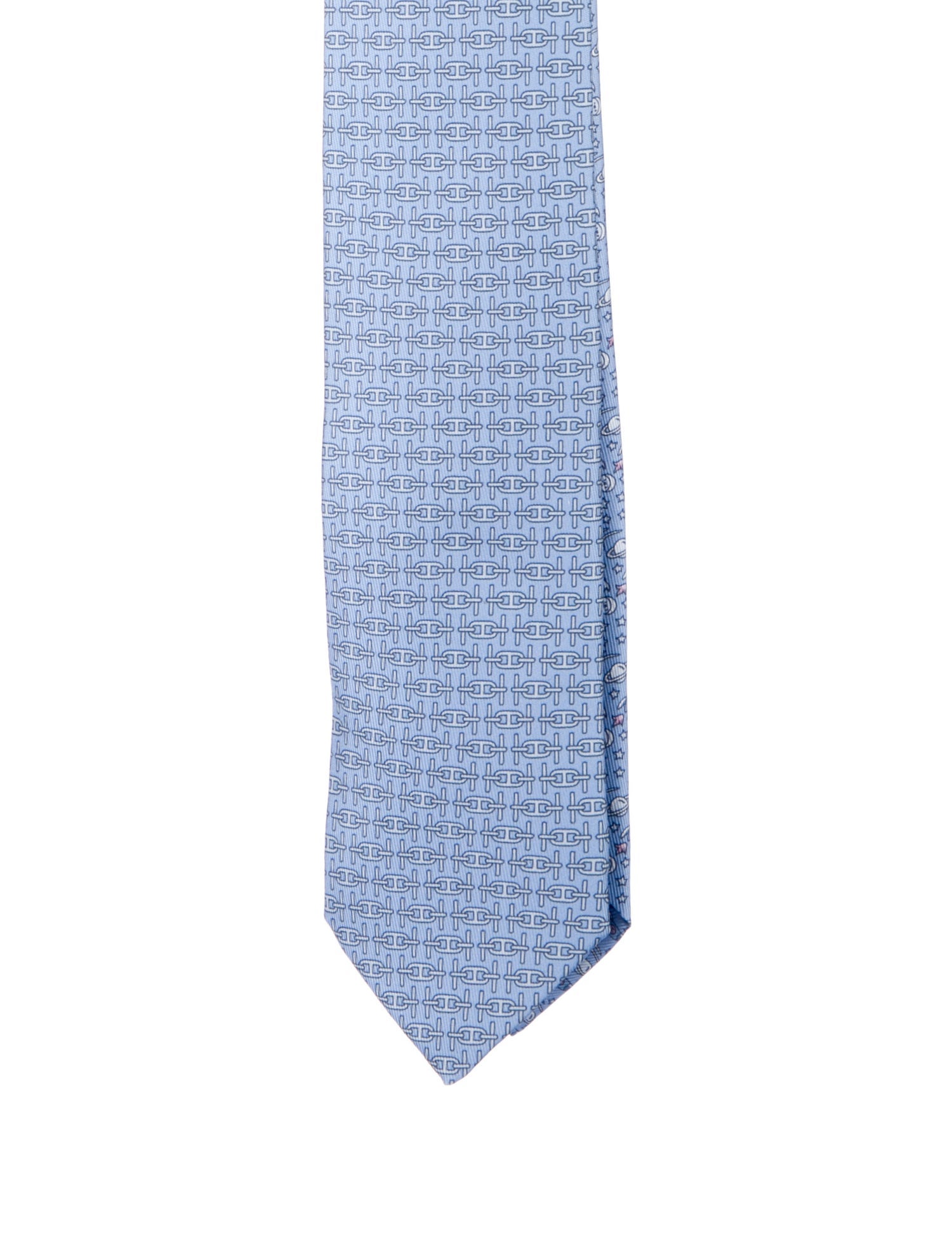 Hermès Double Face Vers l'Infini & Overboard Silk Tie w/Tags