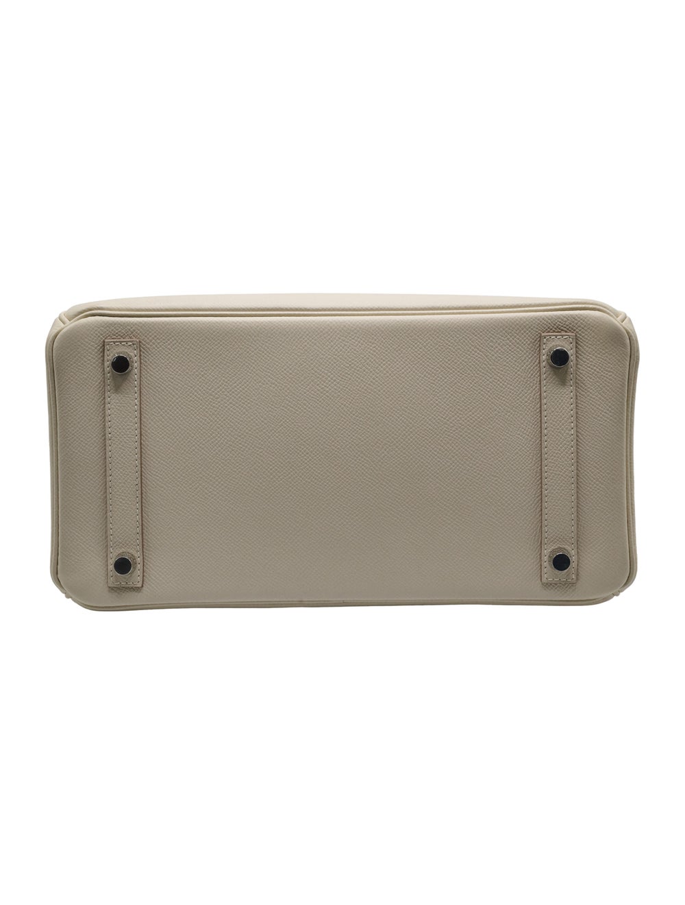 Hermès Top Handle Bag Craie Epsom Leather Silver-… - image 3