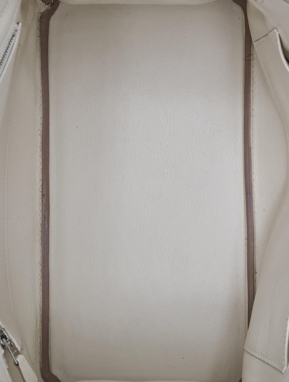 Hermès Top Handle Bag Craie Epsom Leather Silver-… - image 4