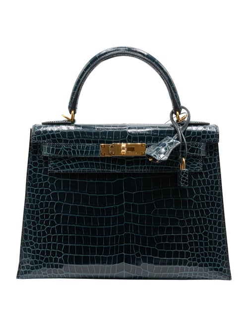 Hermès Porosus Crocodile Kelly Sellier 28