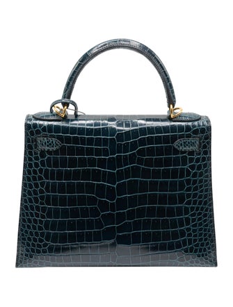 Hermès Porosus Crocodile Kelly Sellier 28