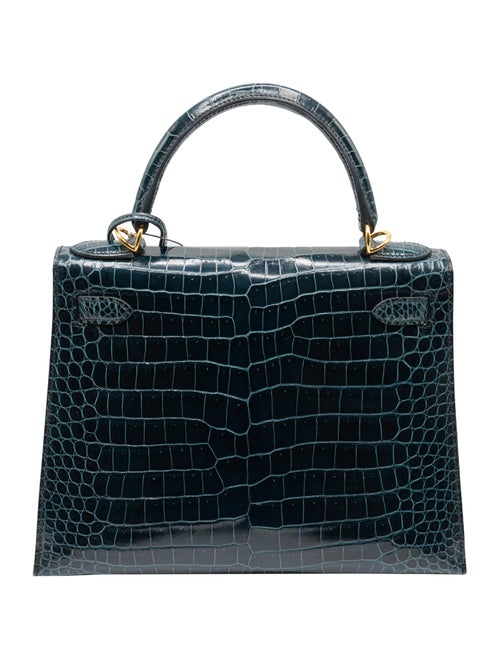 Hermès Porosus Crocodile Kelly Sellier 28