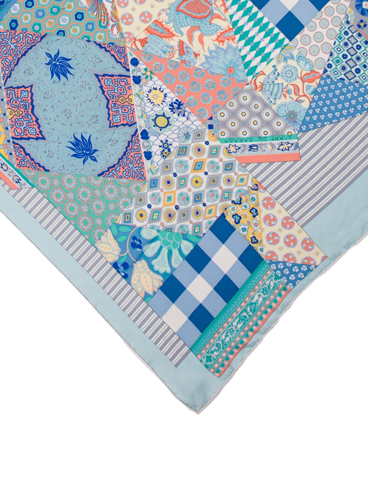 Hermès L'art du Sarasa Silk Scarf