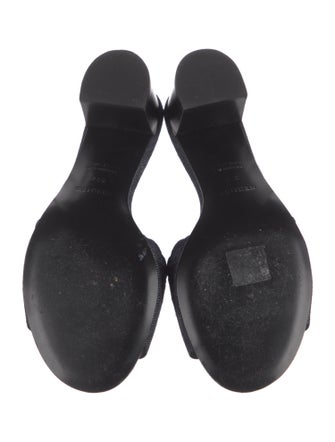 Hermès Gwladys 45 Denim Slides