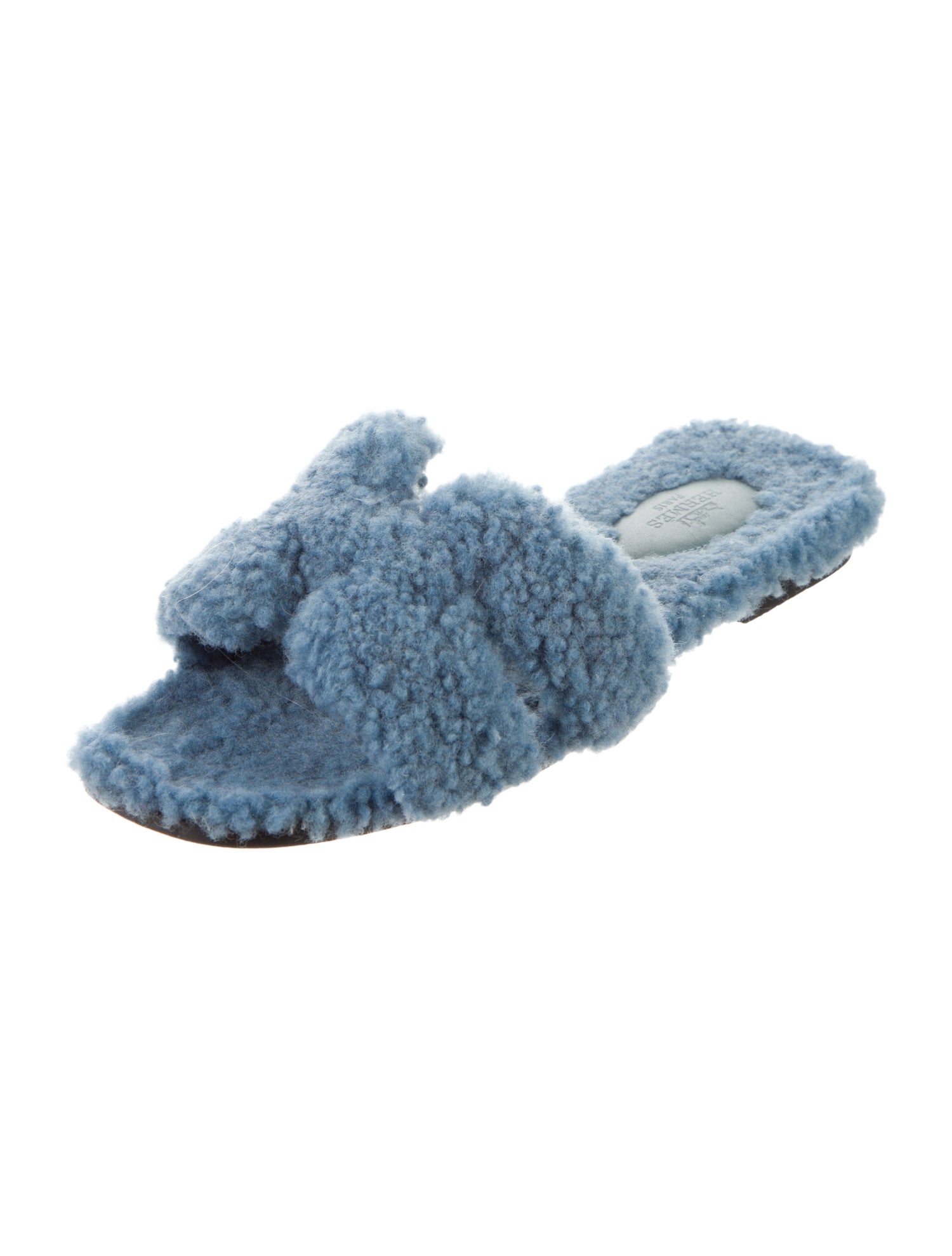 Hermès Oran Shearling Slides