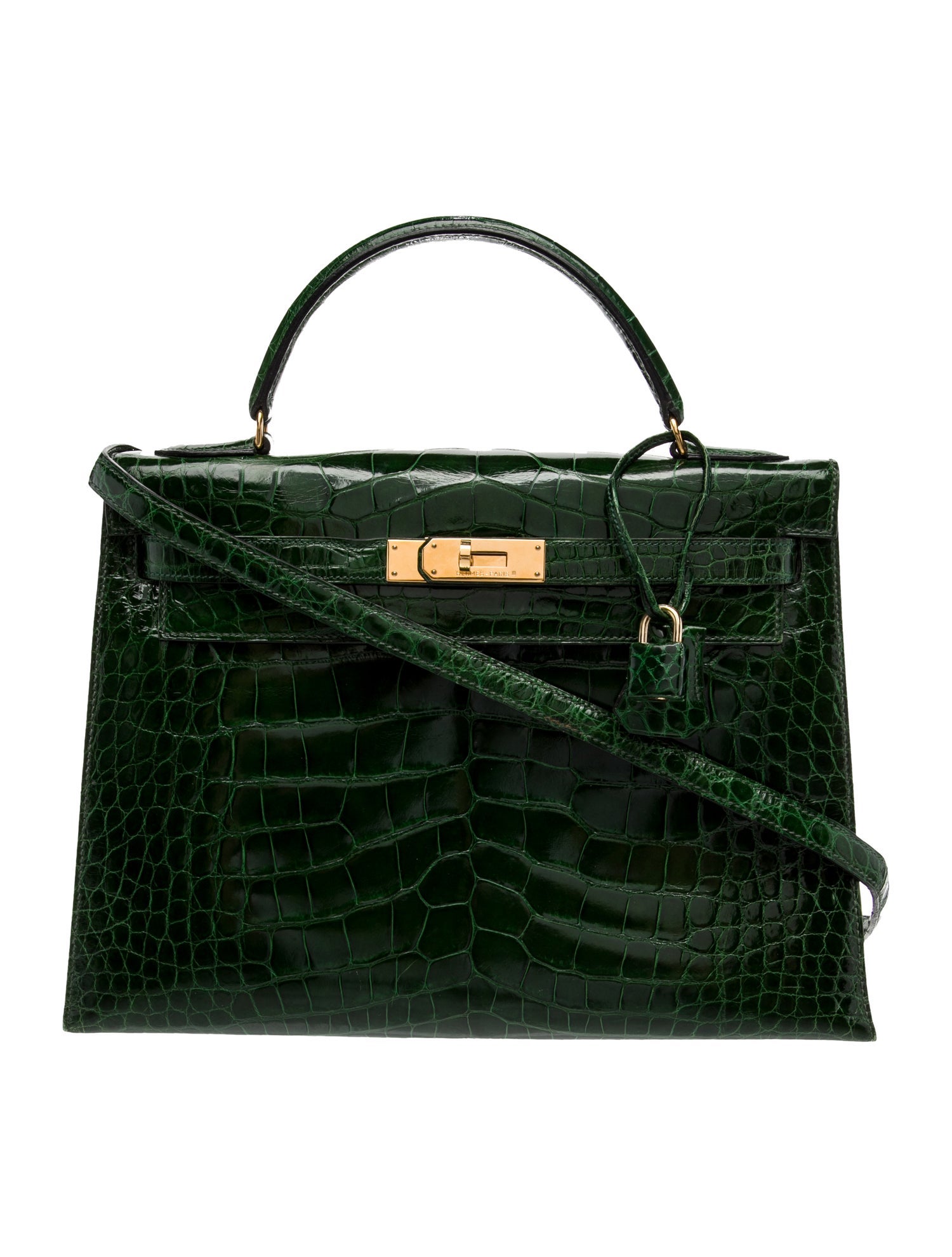Hermès Shiny Alligator Kelly Sellier 32