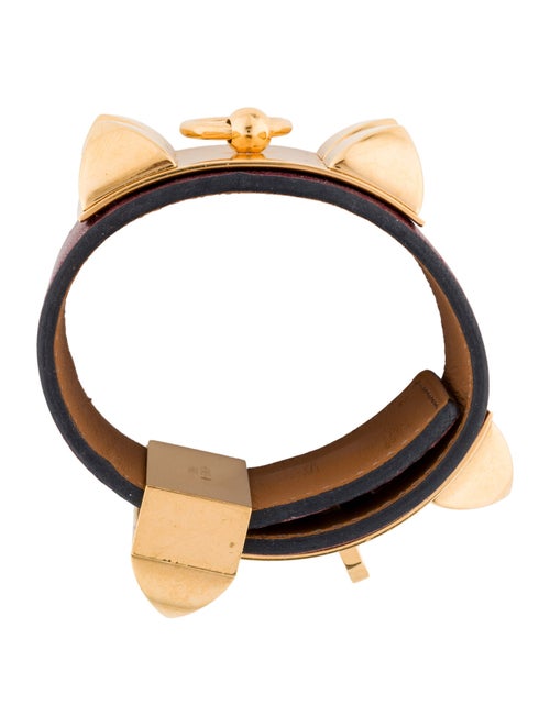 Hermès Leather Collier de Chien Wrap Bracelet