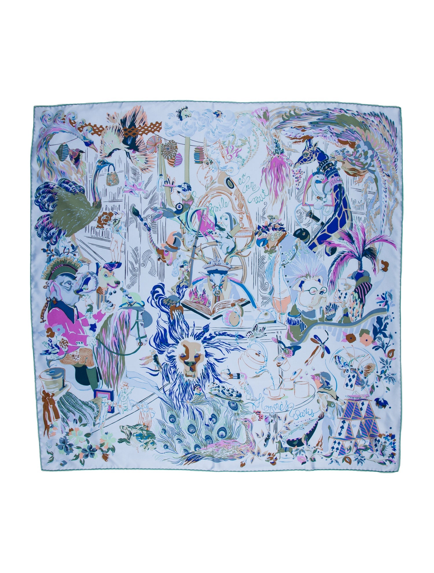 Hermès Emile Et Une Nuit Silk Scarf