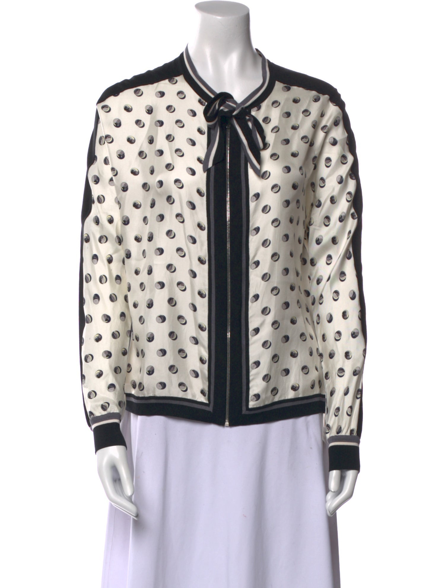 Hermès Silk Printed Jacket