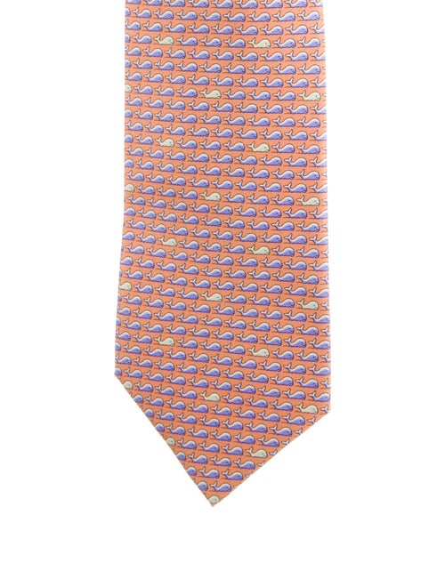 Hermès pattern silk tie