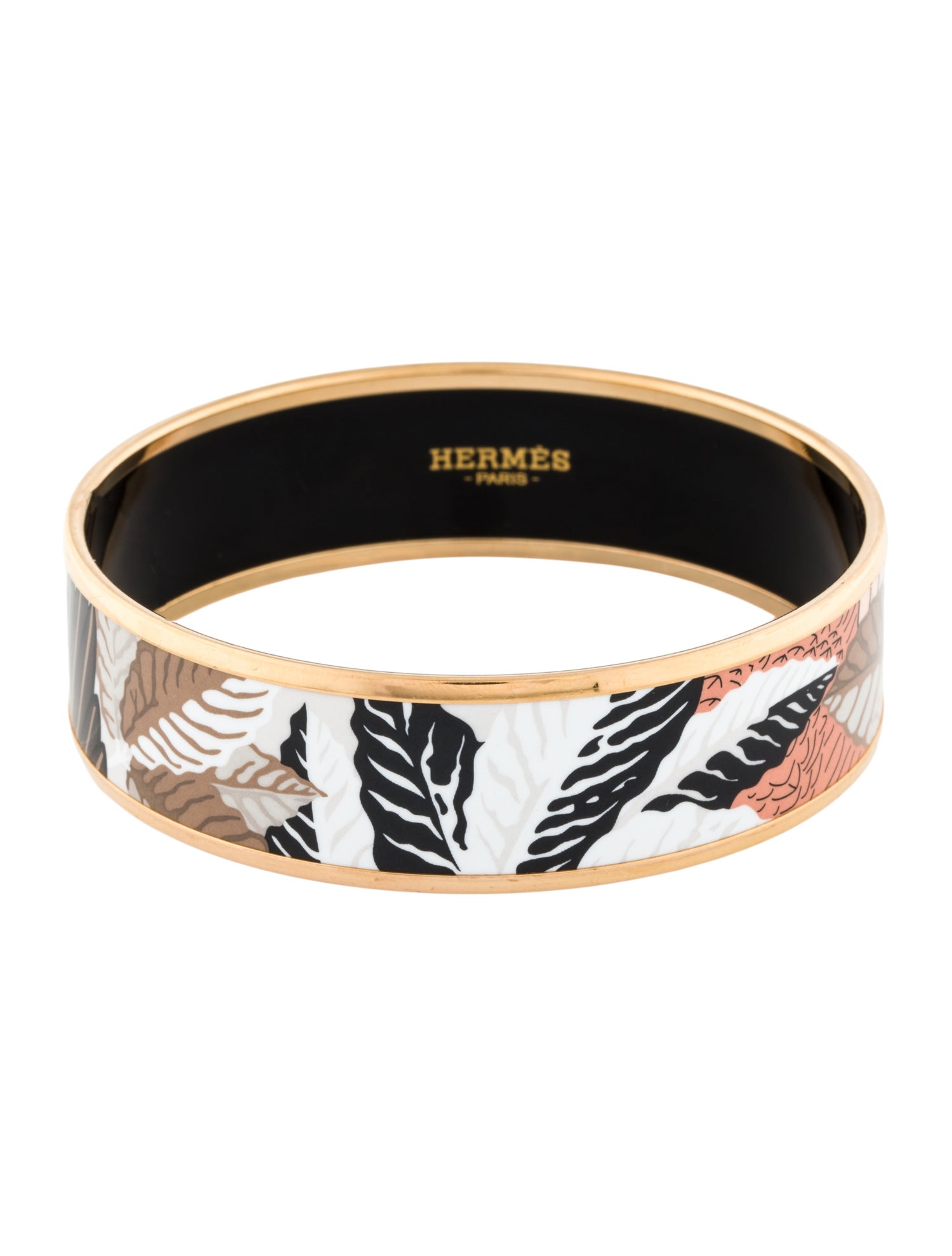 Hermès Wide Enamel Bangle