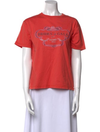 Hermès Graphic Print Crew Neck T-Shirt