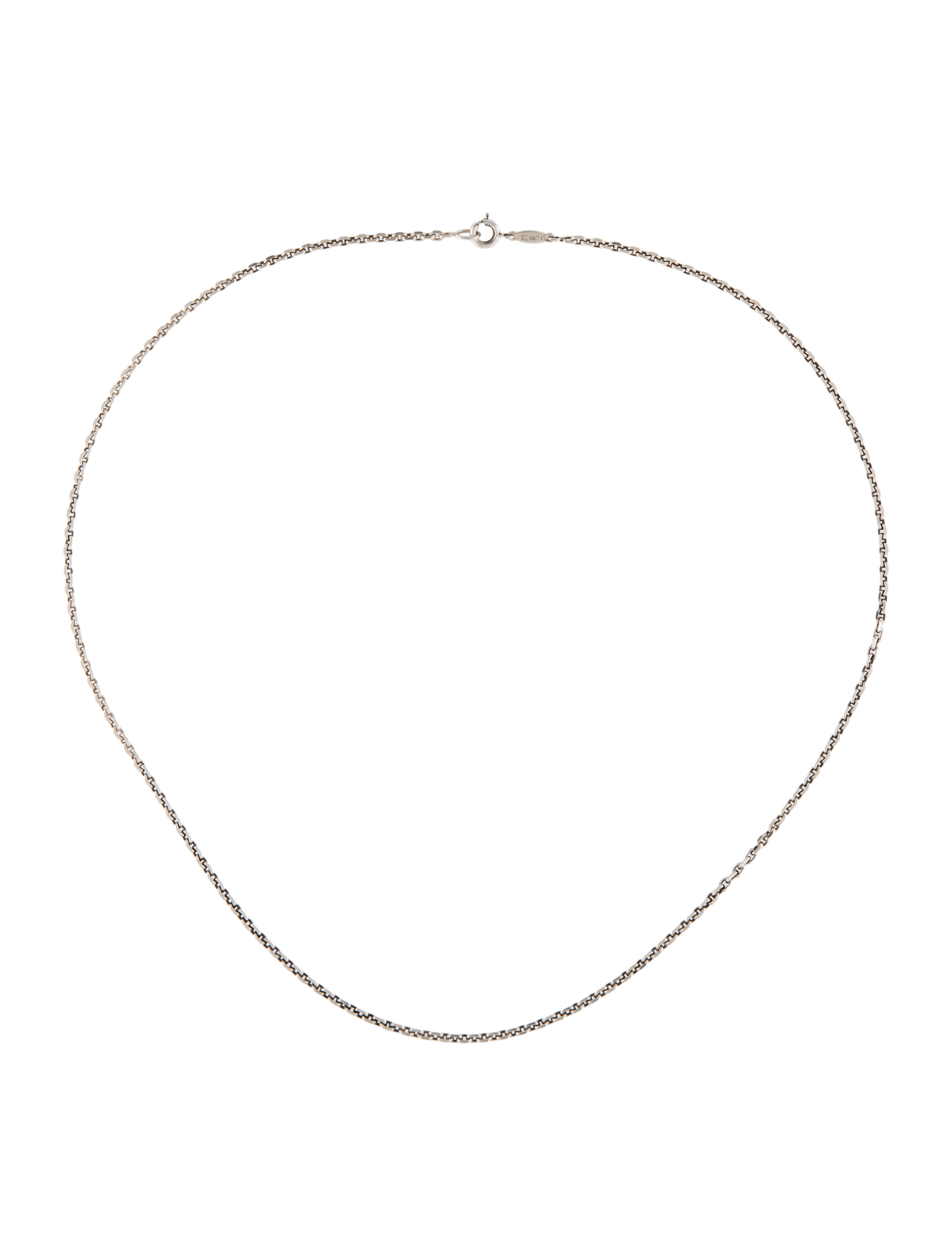Hermès Oval Link Chain Necklace