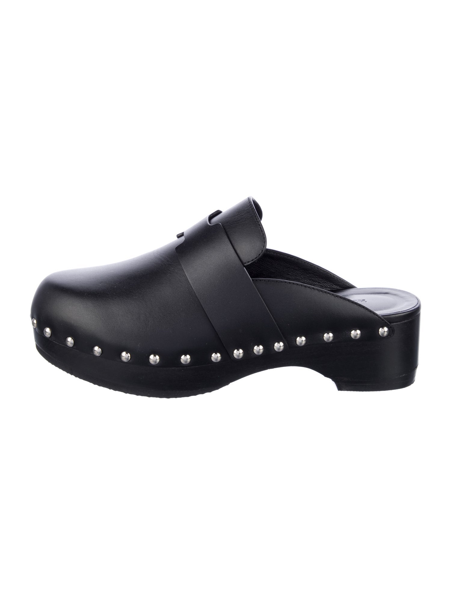 Hermès Calya Leather Mules