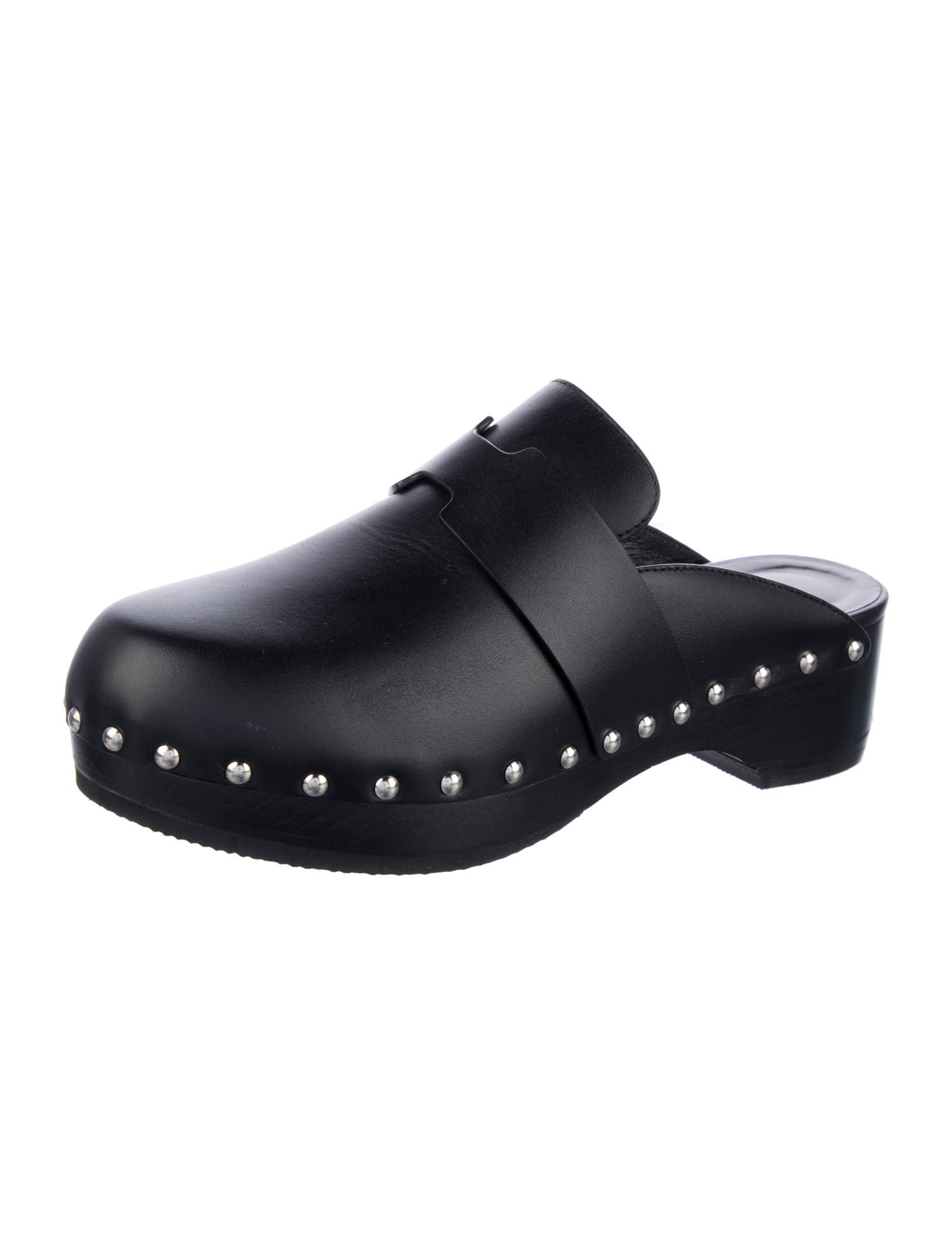 Hermès Calya Leather Mules