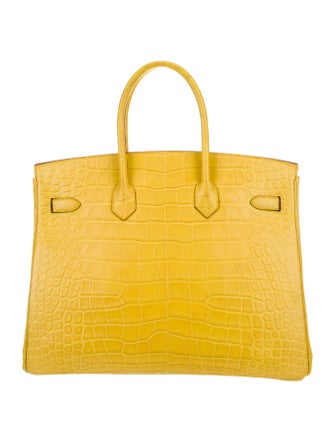 Hermès Matte Alligator Birkin 35