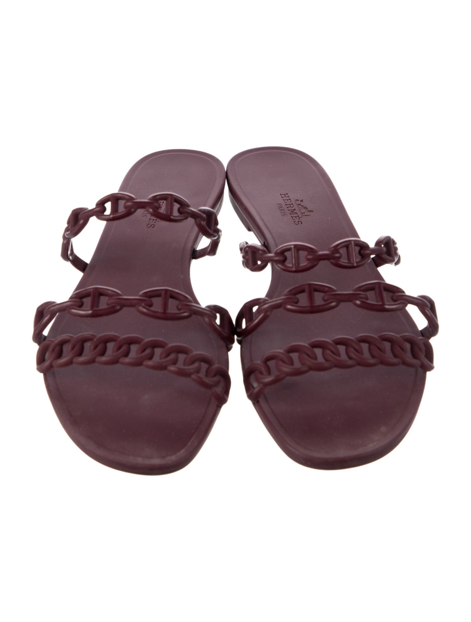 Hermès Rivage Chaîne d'Ancre Insignia Slides