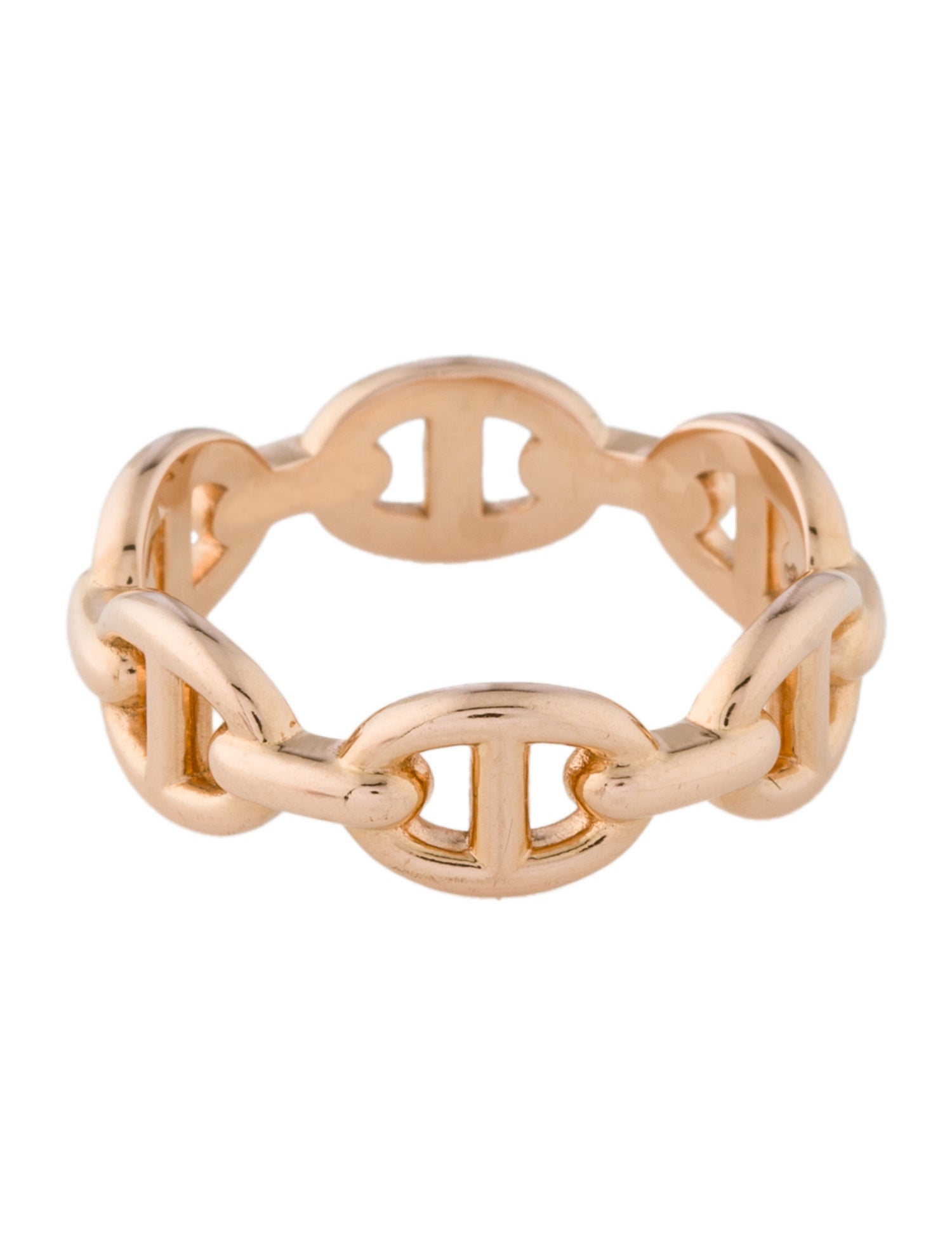 Hermès 18K Small Chaine d'Ancre Enchainee Ring
