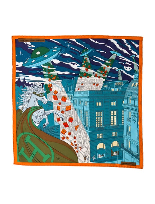Hermès Men's Silk Pocket Square