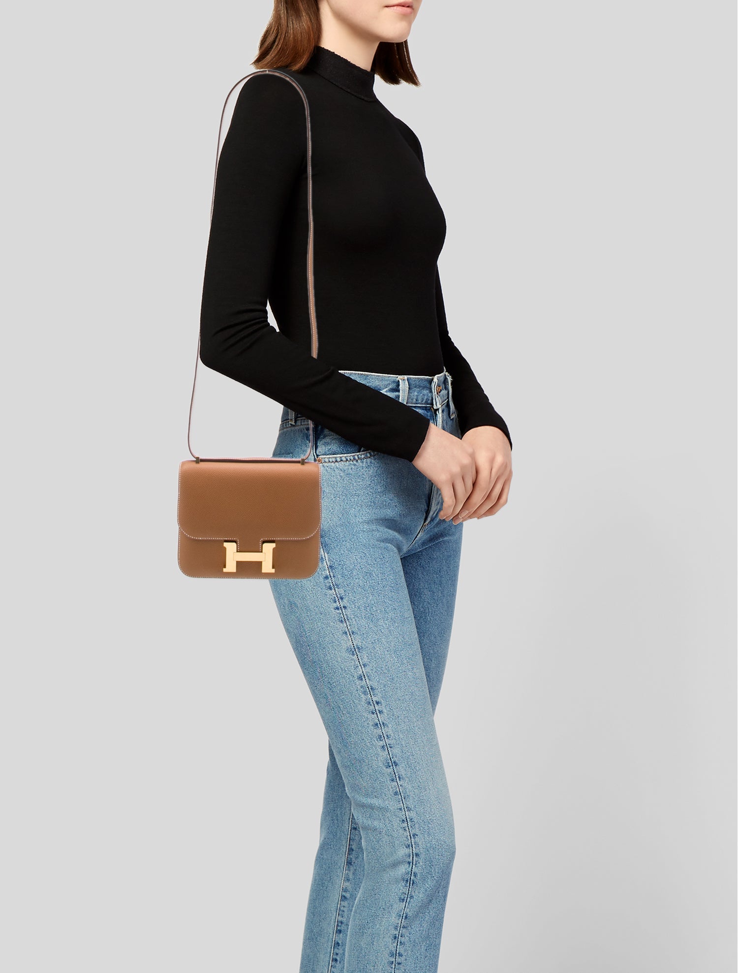 Hermès 2023 Epsom Mini Constance 18