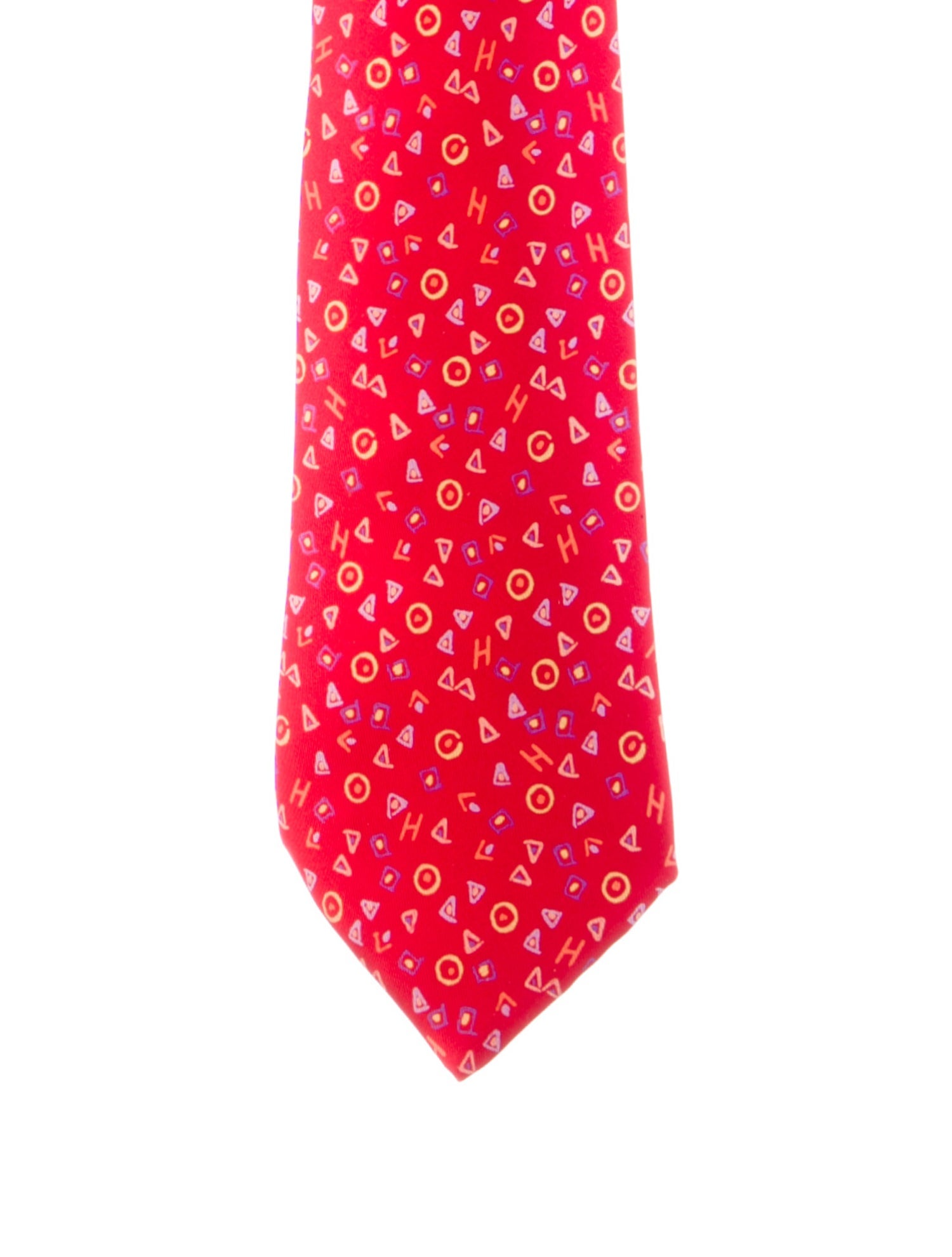Hermès Patterned silk tie
