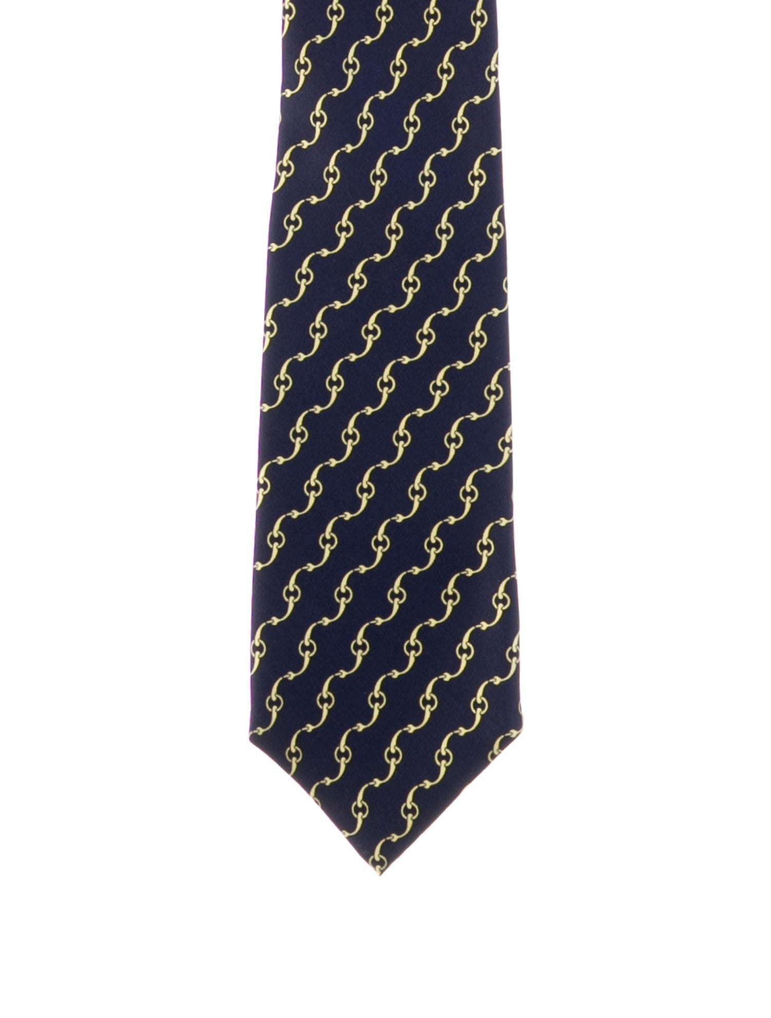 Hermès Patterned silk tie